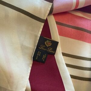 Loro Piana silk oversized scarf / shawl Vintage Perfect condition in Hermes box